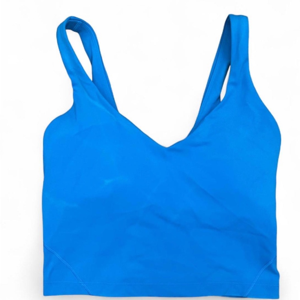 BRAND NEW blue lululemon Align cropped tank top